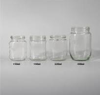 Factory Wholesale Customized 100ml 150ml 180ml 220ml 400ml 500ml 1000ml  Food Jars Wide Mouth Storage Glass Jar with Aluminum Lid