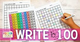 Write To 100 Worksheets File Folder Fun