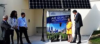We can now affordably monitor the air quality of our own homes, yards, and businesses. World S Premiere Solar Air Quality Monitoring Station