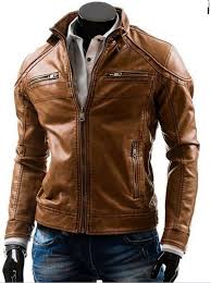 Stylish Handmade Men Brown Leather Fashionable Biker Jacket New Motorbike Jacket Jackets Men Fashion Leather Jacket Leather Jacket Men