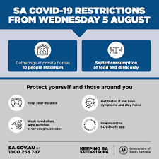 Can i get a refund on accommodation, camping . Sa Health On Twitter From Wednesday 5 August New Restrictions Will Come Into Effect In South Australia â„¹ All Existing Directions And Other Information Can Be Found Here Https T Co Eriohrw3l3 Updated Faqs Https T Co 61zo9tlumn Https T Co