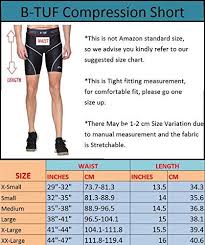B Tuf Mens Compression Shorts Tights Lycra For Gym Swimming Running Cycling Football Badminton Sport Bt 81