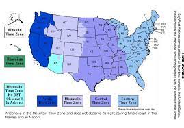 Us Time Zones Time Zone Map America Map Time Zones