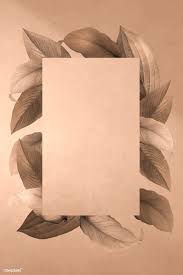 download premium vector of rectangle foliage frame on brown background vector background pattern flower illustration floral border design