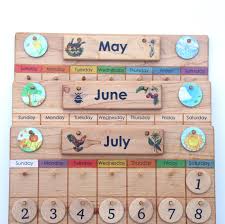 Home Calendar Wooden Perpetual Calendar Weather Chart