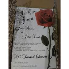 Inspired by disney's beauty and the beast, this elegant card features a single glistening rose. Party Supplies Beauty And The Beast Wedding Invitation Poshmark