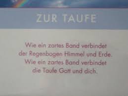 Regenbogen Taufkarte Spruch Karte Taufe Neu Ebay