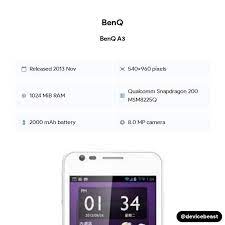BenQ A3 Image Gallery