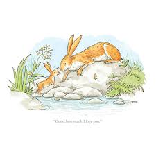 We played a movement game to go along with the book. Guess How Much I Love You Prints Anita Jeram Aj9107
