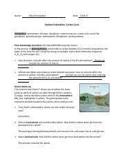 Student exploration energy conversion gizmo answer key. Science Carbon Cycle Gizmo Docx Name Ethan Fernandez Date Carbon Cycle Carbon Sink Photosynthesis