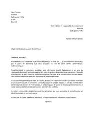 Demande de statut d'utilisateurs reconnus du système ceed. Lettre De Motivation Demande D Emploi Paperblog