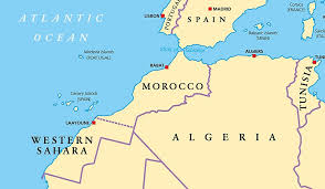Map of morocco and spain. Western Sahara A Country Or Part Of Morocco Worldatlas