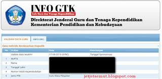 Info Gtk Kemdikbud Go Id Laman Baru Cek Info Ptk Dan Ukg Guru Belajar Tanggal