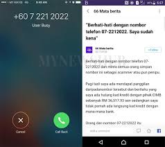 Boleh lihat screenshot chat dengan penipu ni. Jangan Angkat Panggilan Ini Ia Adalah Scammers Mynewshub