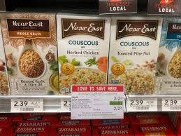 I love those boxed rice pilaf, but the price is killer. Near East Rice Pilaf Couscous Taboule Whole Grain Blends Or Quinoa Blend Just 75 Per Box At Publix