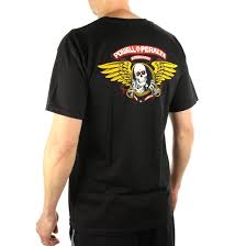 Character's don't belong to me! Men S Clothing Black Powell Peralta Winged Ripper S S T Shirt Southwestcarpets