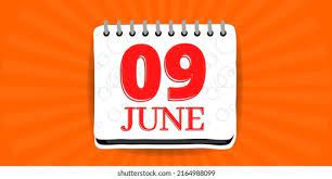 08 June Calendar Day Eight Month Stock Illustration 2164988509 |  Shutterstock