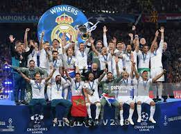 Real Madrid Captain Sergio Ramos Lifts The Trophy After Winning The Uefa Champions League Final Betw Liverpool Uefa Champions League Liverpool Uefa Real Madrid