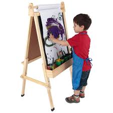 Artists' easels └ painting supplies └ painting, drawing & art supplies └ crafts all categories antiques art baby books, comics & magazines business skip to page navigation. Children S Art Easel W Paper Roll Adjustable Wooden Easel Fundamentals Jerry S Artarama