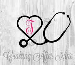 Rn Lpn Nurse Stethoscope Frame Svg Diy Vinyl Decal Etsy Diy Vinyl Frame Crafts Picture Frame Crafts