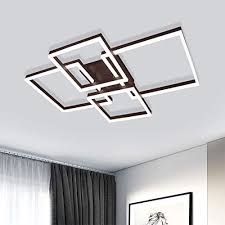 For the atmosphere creator, it is no other than the track light. Ganeed Modern Ceiling Light 112w Led Chandelier Flush Mount Ceiling Light 2 2 Squares Acrylic Ceiling Lamp Fixture For Living Room Dining Room Bedroom Cool White 6000k Buy Online At Best Price In Uae Amazon Ae
