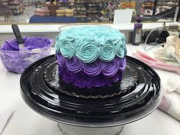 Purple Rosette Cake Desserts Food