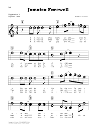 Jamaica Farewell Sheet Music Traditional Caribbean E Z Play Today
