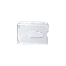  Boite de 100 Porte-badges rigide HORIZONTAL pour 1 carte Extraction dorsale — Synapses Maroc