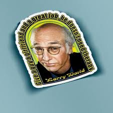 Larry David Sticker