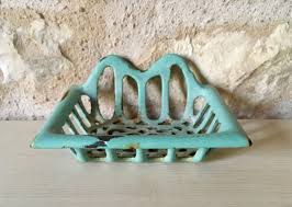 Porte Savon Fonte Ancien French Vintage Cast Iron Wall Mounted Soap Holder Vintage French Vintage Iron Wall