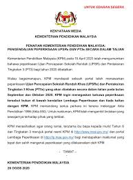 Pelayanan perizinan berusaha terintegrasi secara elektronik. Upsrx Dan Pt3x Bukan Di Bawah Kendalian Lembaga Peperiksaan Dan Tiada Kaitan Dengan Kpm