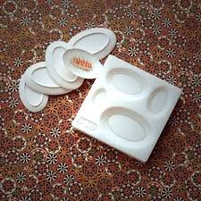 Flexible Oval Plate Mold For Light Weight Clay In 2020 Polymer Clay Tools Air Dry Clay Polymer Clay Miniatures