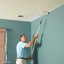 How To Paint A Ceiling Best Ceiling Paint Painting Ceilings Tips Ceiling Texture