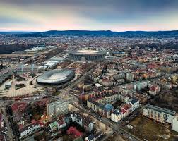 Puskás aréna, budapest, hungary is located at hungary country in the stadiums place category with the gps coordinates of 47° 30' 11.2320'' n and. Europe Hungary Budapest Sunset Aerial Cityscape Stock Image Image Of Landmark City 174394073