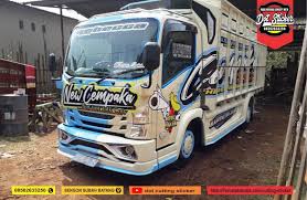 Daftar harga bak & variasi truck. Cutting Sticker Truck Dot Printing Dan Cutting Sticker