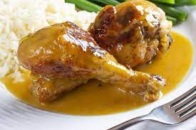 Honey Mustard Drumsticks Mrfood Com Honey Mustard Chicken Recipes Chicken Drumstick Recipes Honey Mustard