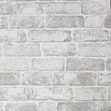 Papier peint brique blanche en intissé mat (ref. Blanc Brique Papier Peint Brique Blanche 1900x1900 Wallpapertip