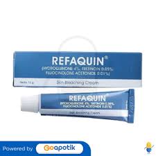 Bagaimana untuk mengusir flek hitam? Refaquin 15 Gram Krim Kegunaan Efek Samping Dosis Dan Aturan Pakai
