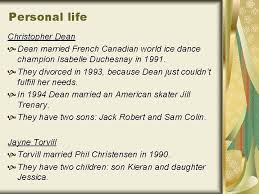 Christopher dean does have children. Jayne Torvill Christopher Dean By Edeliis Pttsepp Christopher