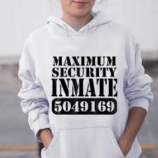 Free shipping on orders over $25 shipped by amazon. Hot Maximum Security Inmate Halloween Costume Party Fun Shirt Hoodie Sweater Longsleeve T Shirt