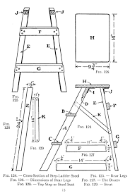 So have someone hold the stool down so that the four legs are resting squarely on the work surface (no wobble) and attach the rungs with the stool held square. Folding Step Stool Woodworking Plan How To Make A Step Ladder Stool