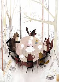 Illustration By Adelina Lirius Birthday Illustration Photography Illustration Animal Illustration