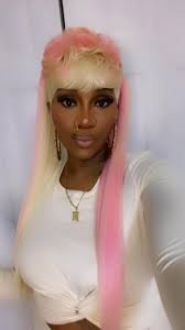 27 peice with two ponytails 🌸 #fyp #foryoupage #trend #27piecequickweave  #pinkhairdontcare #blondesdoitbetter #pinkandblondehair #ponytailhairstyle