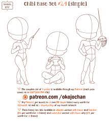 Chibi Pose Reference Simple Chibi Base Set 24 By Nukababe On Deviantart Chibi Drawings Chibi Body Chibi Sketch