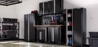 Even in an expansive space, garages can get so cluttered there's no room the job of garage improvement could involve installing new flooring, constructing cabinets and racks, and producing storage arranging systems. Garage Storage Shelving Units Racks Storage Cabinets More At The Home Depot Garage Storage Cabinets Storage Cabinets Garage Storage Organization