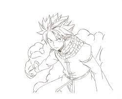 Keep your kids busy doing something fun and creative by printing out free coloring pages. Fairy Tail Natsu Coloring Pages Coloring Library