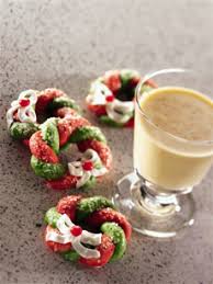 Drop by spoonfuls in clumps on greased wax paper and decorate with 3 red hots each. The Nibble Cookie Variety