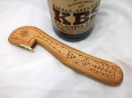 Handmade Wooden Beer Bottle Opener Wood Bottle By Anthonyswoodshop Beer Bottle Crafts Bottle Opener Easy Woodworking Ideas