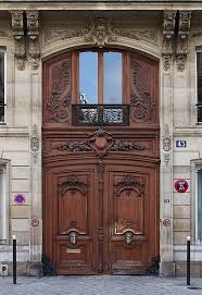 Paris Porte Cochere Rue La Bruyere Carved Doors Unique Doors Door Gate Design
