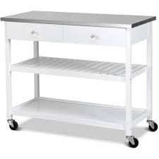 Déplacez facilement la desserte d'atelier grâce aux quatre roues. Sobuy Fkw74 Sch Ilot De Cuisine Buffet Desserte De Cuisine A Roulettes Table Roulante Meuble De Rangement Pour Cuisine Et Salon Avec 2 Tiroirs Et 2 Etageres L100xp60xh94cm Noir Salle A Manger Ameublement